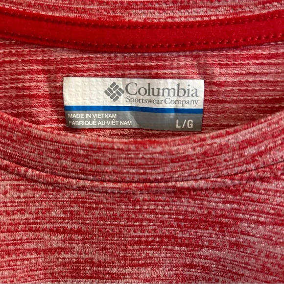 Columbia men’s short sleeve shirt size large shell 100% polyester omni wick - Picture 3 of 4